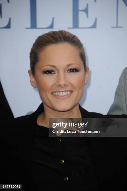 Helene Fischer attends the premiere of 'Helene Fischer 'Allein im Licht' at Babylon on April 30, 2013 in Berlin, Germany.