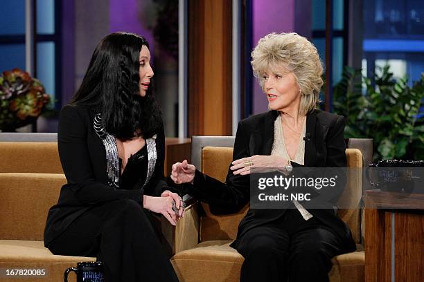 Episode 4451 -- Pictured: Musicians Cher, Georgia Holt during an interview on April 30, 2013 --