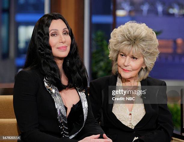 Episode 4451 -- Pictured: Musicians Cher, Georgia Holt during an interview on April 30, 2013 --