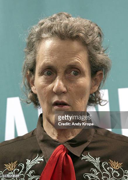 Temple Grandin attends the signing for her new book "The Autistic Brain: Thinking Across The Spectrum" at Barnes and Noble on April 30, 2013 in New...