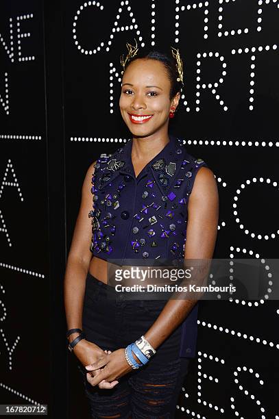 Shala Monroque attends Catherine Martin And Miuccia Prada Dress Gatsby Opening Cocktail on April 30, 2013 in New York City.
