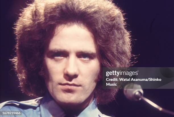 Irish singer-songwriter Gilbert O'Sullivan on BBC TV show 'Top Of The Pops', London, UK, 14th March 1972.