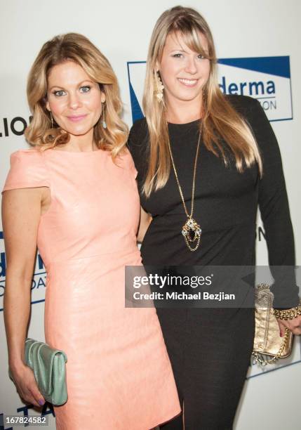 Actors Candace Cameron Bure and Jodie Sweetin walk the red carpet at Scleroderma Research Foundation's Cool Comedy - Hot Cuisine at Regent Beverly...