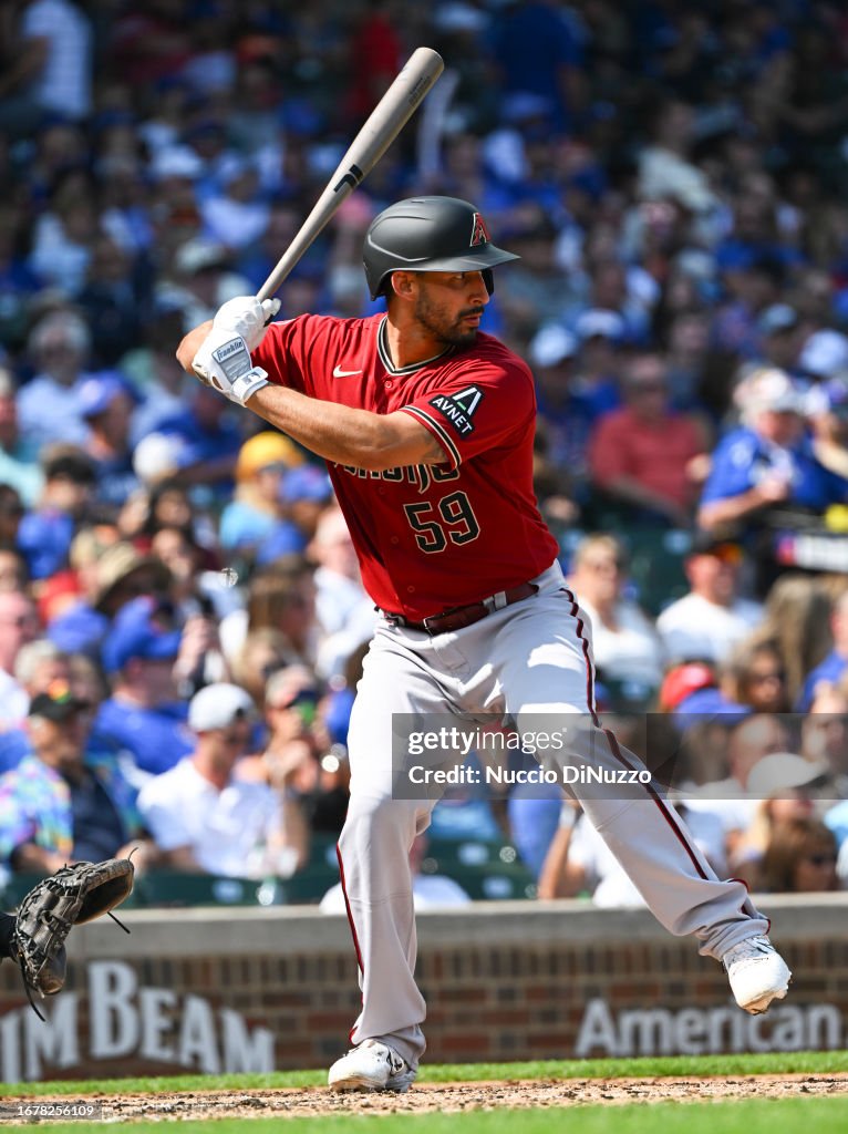 Seby Zavala of the Arizona Diamondbacks bats against the Chicago Cubs  News Photo - Getty Images