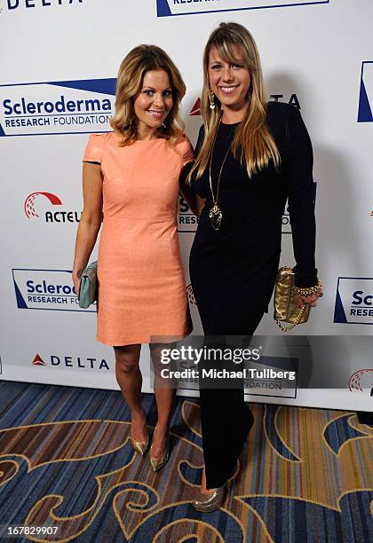 Actresses Candace Cameron Bure and Jodie Sweetin attend the "Cool Comedy - Hot Cuisine Event To Benefit The Scleroderma Research Foundation" event at...