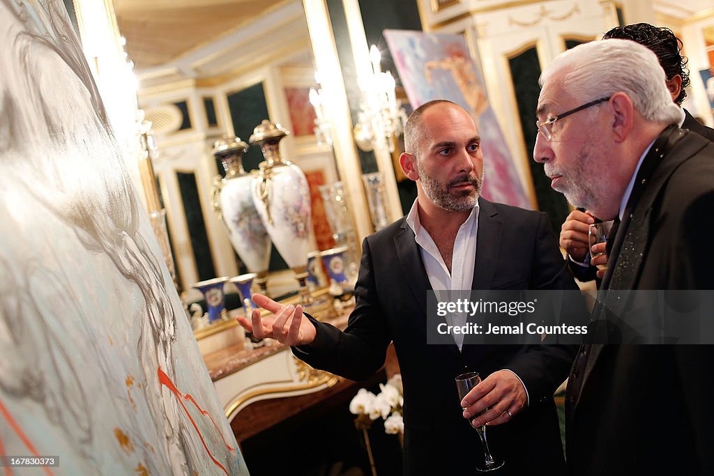 Ivana Trump & MarkAntonio Rota Host An Exhibition Of Artwork Featuring Giovanni Perrone