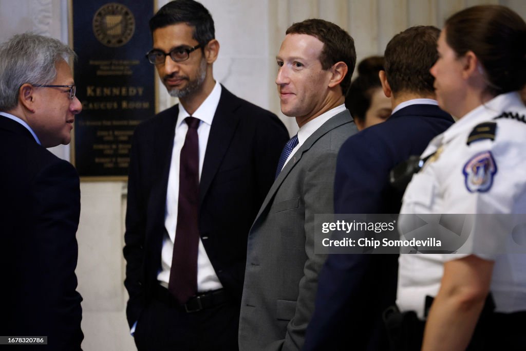 Tech CEOs Attend Sen. Schumer's Senate AI Forum