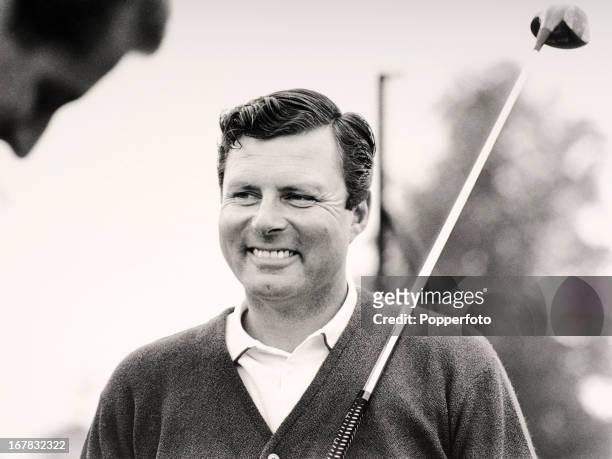 Peter Alliss of Great Britain during the Agfacolor Golf Tournament played at Stoke Poges golf course, circa 1968.