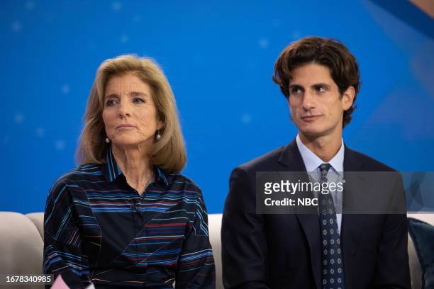 Ambassador Caroline Kennedy and son Jack Schlossberg on Tuesday, September 19, 2023 --