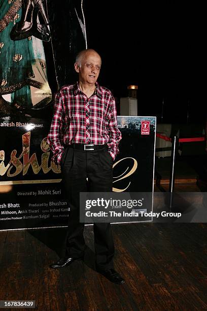 Mukesh Bhatt at the success party of Aashiqui 2 on 30th April 2013 in Mumbai.