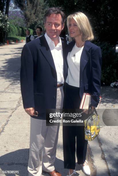 Actor Phil Hartman and wife Brynn attend the "Picnic on the Green" Benefit for the Children's Health Environmental Coalition on May 11, 1996 at the...