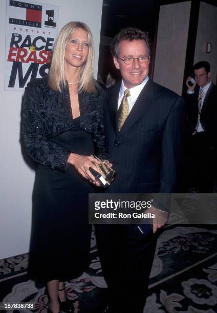 Actor Phil Hartman and wife Brynn attend the Fifth Annual Race to Erase MS Gala to Benefit the Nancy Davis Foundation on November 14, 1997 at the...