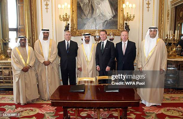 Sheikh Ahmed bin Saeed Al Maktoum - President of the Department of Civil Aviation Dubai, Dr Sultan Ahmed Al Jaber - Minster of State and Masdar City...