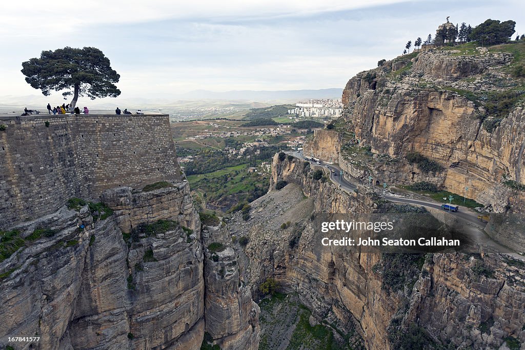 Algeria, Constantine, ravine of the Rhumel River.