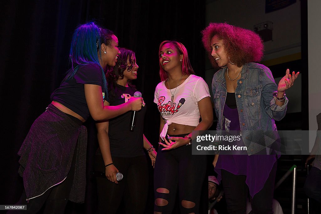 OMG GIRLZ Visits Round Rock, Texas Students With The Get Schooled Victory Tour