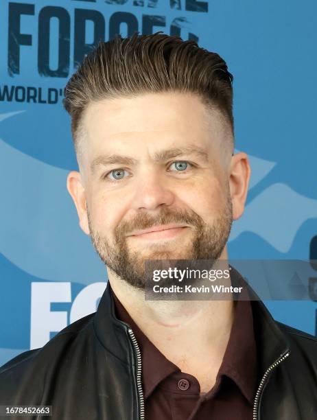 Jack Osbourne attends the red carpet for Fox's "Special Forces: World's Toughest Test" at Fox Studio Lot on September 12, 2023 in Los Angeles,...