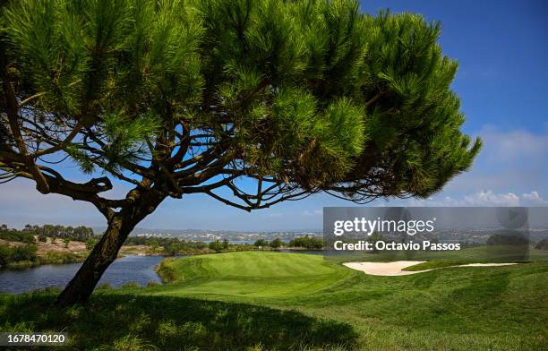 General view of 2nd green prior to the Open de Portugal at Royal Obidos at Royal Obidos Spa & Golf Resort on September 13, 2023 in Obidos, Portugal.