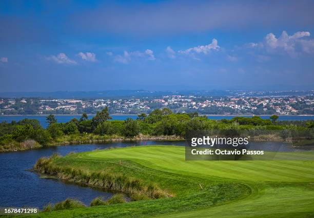 General view of 2nd green prior to the Open de Portugal at Royal Obidos at Royal Obidos Spa & Golf Resort on September 13, 2023 in Obidos, Portugal.