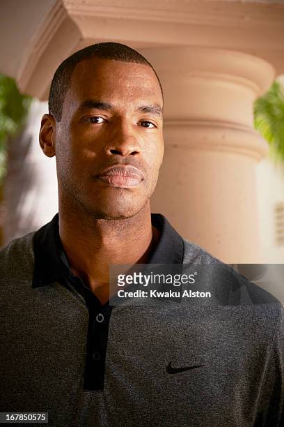 Basketball player Jason Collins is photographed for Sports Illustrated on April 25, 2013 in Los Angeles, California. CREDIT MUST READ: Kwaku...