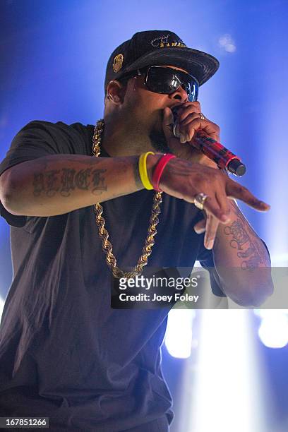 Kutt Calhoun performs onstage at the Egyptian Room at Old National Centre on April 24, 2013 in Indianapolis, Indiana.