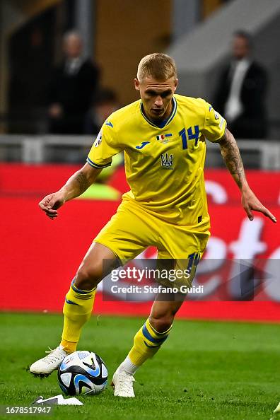 Vitaliy Buyalskyi of Ukraine in action during the UEFA EURO 2024