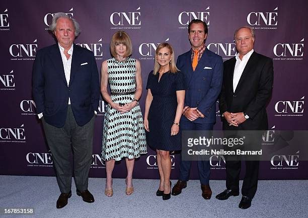 Editor-in-Chief of Vanity Fair Graydon Carter, Editor-in-Chief of Vogue and Artistic Director of Conde Nast Anna Wintour, President of Conde Nast...