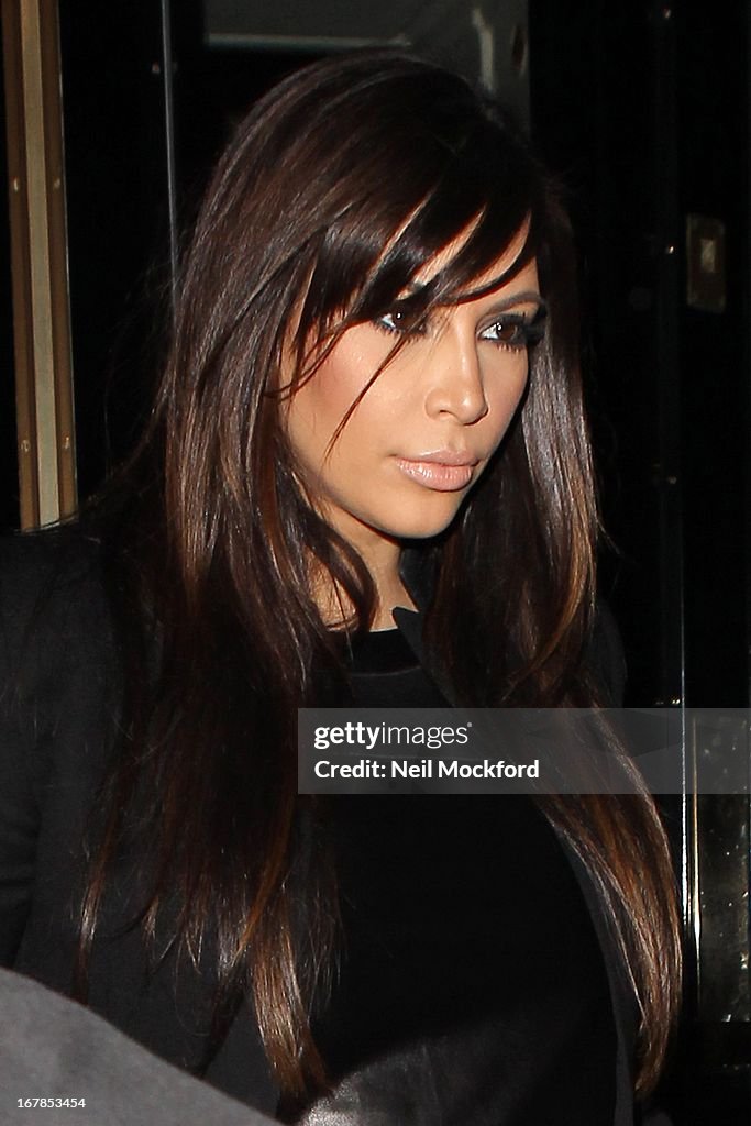 Kim Kardashian Sighting In London - May 1, 2013