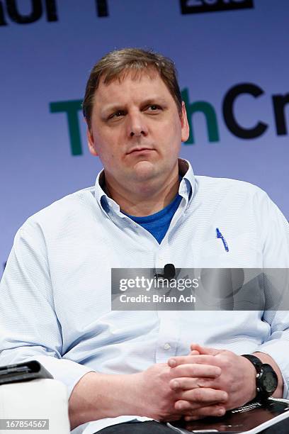 Michael Arrington speaks onstage at TechCrunch Disrupt NY 2013 at The Manhattan Center on May 1, 2013 in New York City.