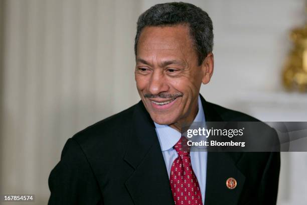 Representative Mel Watt, a Democrat from North Carolina and U.S. President Barack Obama's nominee as director of the Federal Housing Finance Agency ,...