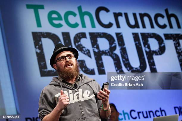 Glide presents onstage at TechCrunch Disrupt NY 2013 at The Manhattan Center on May 1, 2013 in New York City.