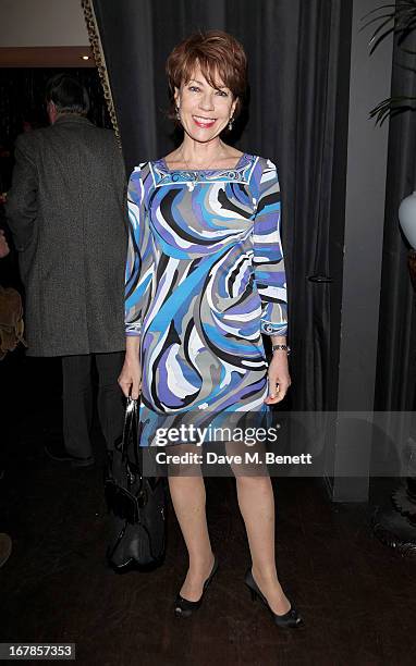 Kathy Lette attends an after party celebrating the press night performance of the Menier Chocolate Factory's 'Merrily We Roll Along', following its...