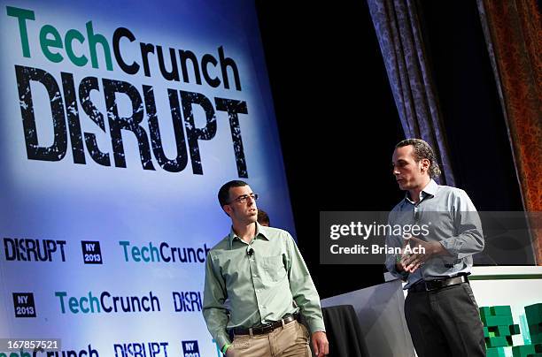 James Barsimantov and Alexander Gershenson present SupplyShift onstage at TechCrunch Disrupt NY 2013 at The Manhattan Center on May 1, 2013 in New...