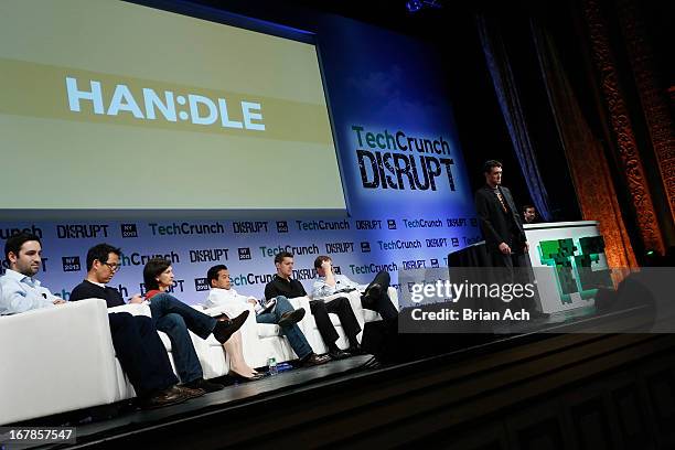Shawn Carolan presents Handle onstage at TechCrunch Disrupt NY 2013 at The Manhattan Center on May 1, 2013 in New York City.