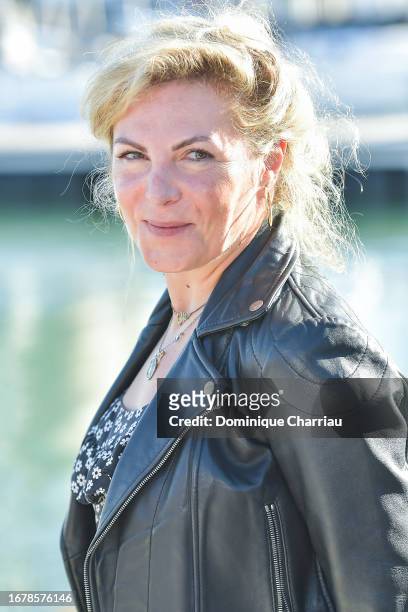 Anne-Elisabeth Blateau attends the XXX during the 25th La Rochelle Fiction Festival on September 13, 2023 in La Rochelle, France.