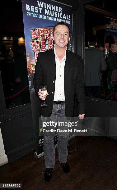 Stephen Mear attends an after party celebrating the press night performance of the Menier Chocolate Factory's 'Merrily We Roll Along', following its...