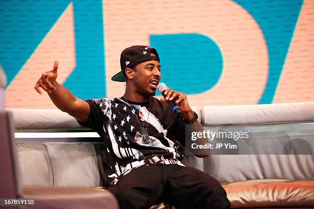 S 106 & Park Host Shorty Da Prince on set at BET Studios on May 1, 2013 in New York City.