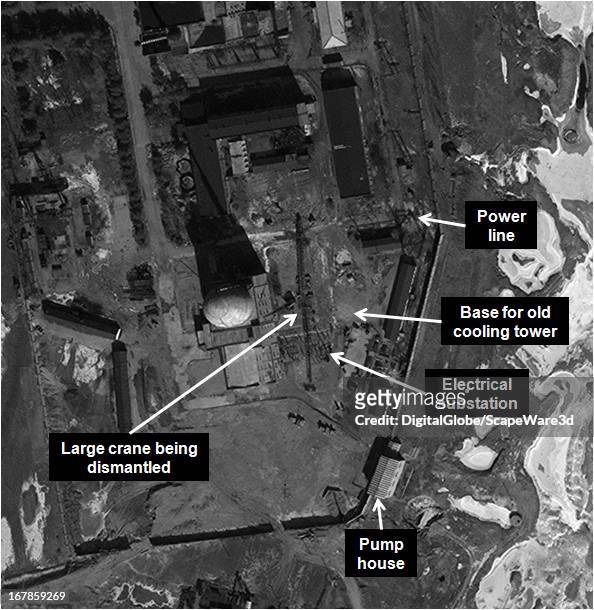 This is Figure 9. A time progression of the experimental light water reactor development at the Yongbyon Nuclear Facility in North Korea. Featured in...