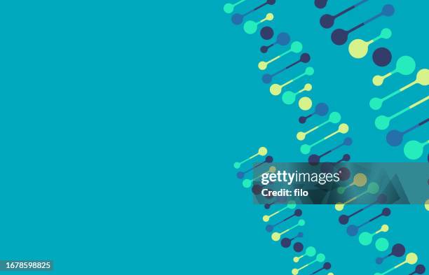 modern science dna statistics helix background - dna pattern stock illustrations