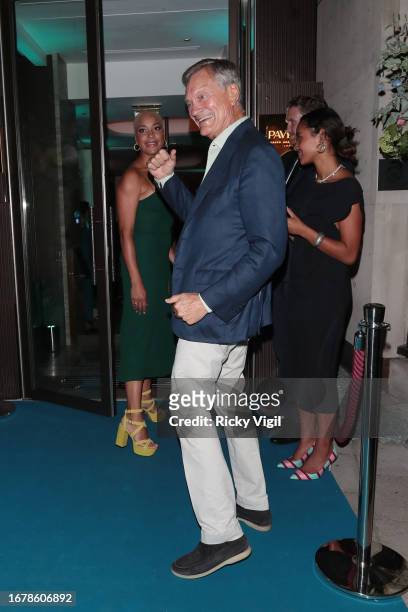 Charles Delevingne seen attending Pavyllon London - launch party on September 06, 2023 in London, England.