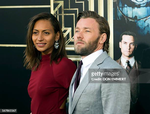 Alexis Blake and Joel Edgerton arrive at the World Premier of The Great Gatsby May 1, 2013 at Avery Fisher Hall at Lincoln Center New York. Leonardo...