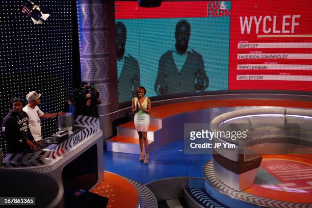 S 106 & Park Host Miss Mykie films at BET Studios on May 1, 2013 in New York City.