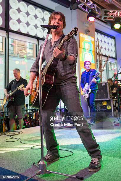 John Rzeznik of the Goo Goo Dolls performs at the MLB Fan Cave on May 1, 2013 in New York City.