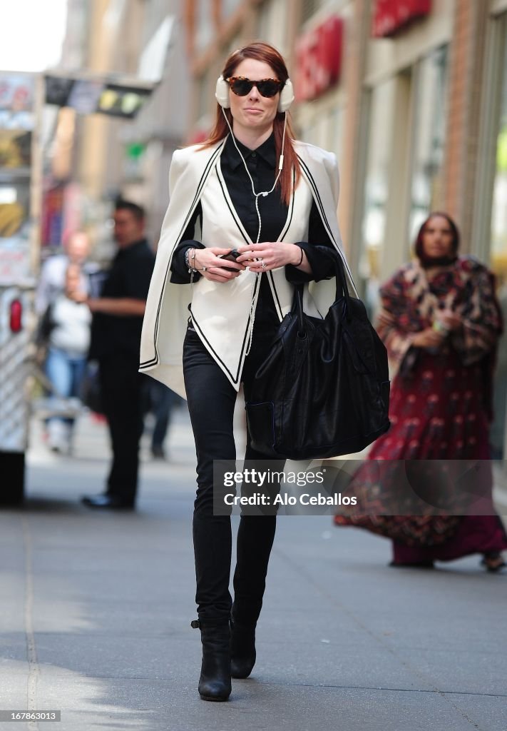 Celebrity Sightings In New York City - May 1, 2013