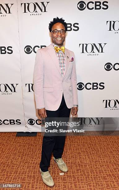 Billy Porter attends 2013 Tony Awards: The Meet The Nominees Press Junket at the Millenium Hilton on May 1, 2013 in New York City.