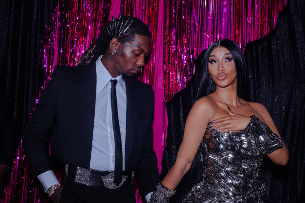 Offset and Cardi B attend the 2023 MTV Video Music Awards at Prudential Center on September 12, 2023 in Newark, New Jersey.