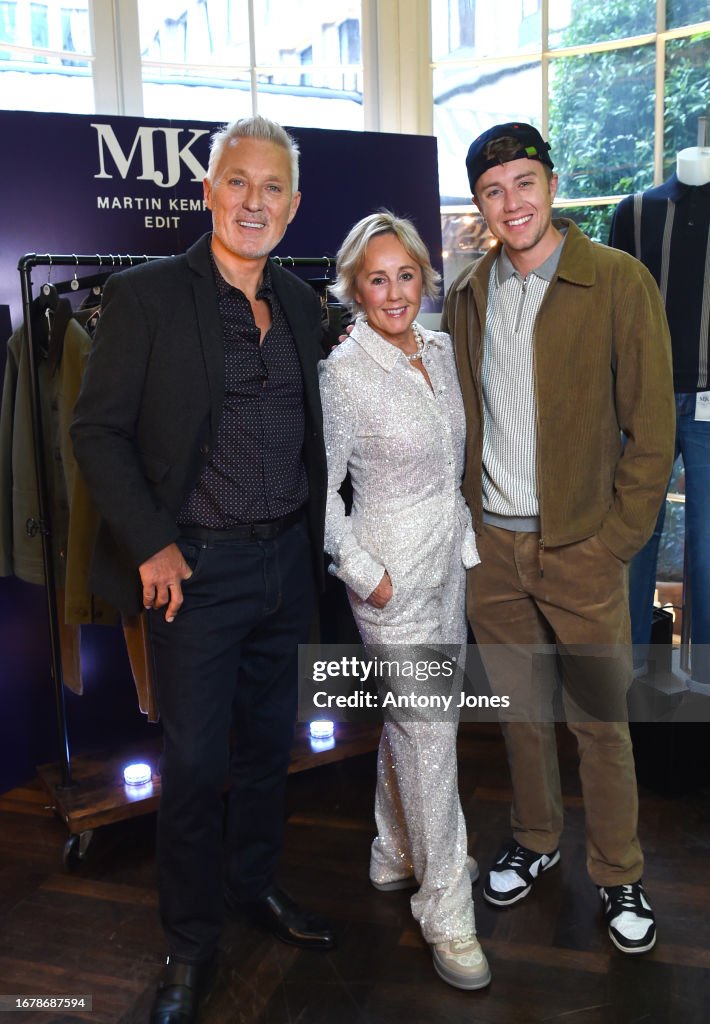 Martin Kemp, Shirlie Kemp and Roman Kemp attend the launch of Martin Martin Kemp, Shirlie Kemp and Roman Kemp attend the launch of Martin