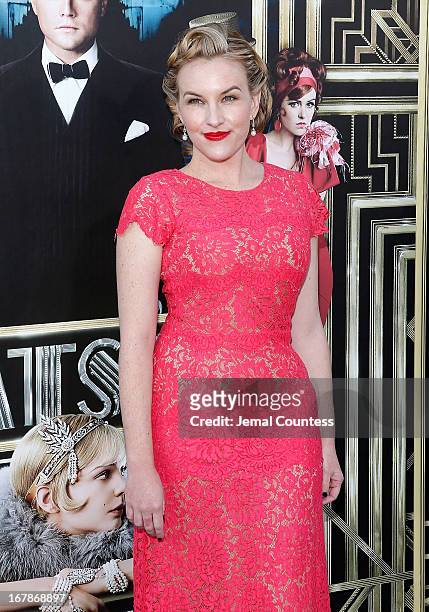 Actress Kate Mulvany attends the "The Great Gatsby" world premiere at Avery Fisher Hall at Lincoln Center for the Performing Arts on May 1, 2013 in...