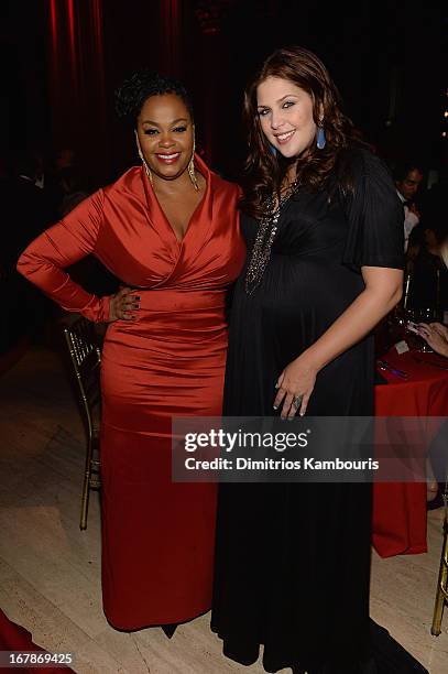 Singers Jill Scott and Hillary Scott attend the 2013 Delete Blood Cancer Gala honoring Vera Wang, Leighton Meester and Suzi Weiss-Fischmann on May 1,...