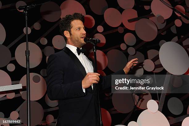 Interior designer Nate Berkus speaks at the 2013 Delete Blood Cancer Gala honoring Vera Wang, Leighton Meester and Suzi Weiss-Fischmann on May 1,...