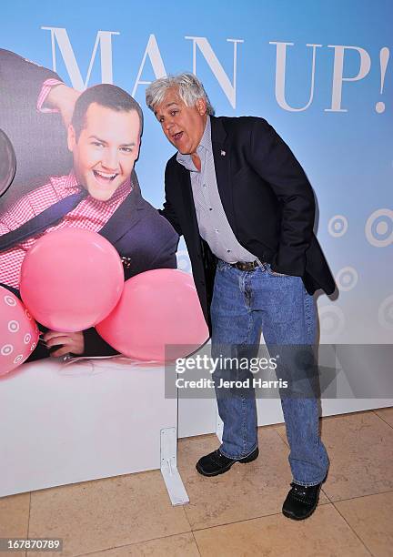 Comedian/TV personality Jay Leno at "Roast and Toast with Ross Mathews" hosted by Target to celebrate the launch of Mathews' book "Man Up!" at Sunset...